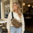Leopard Cheetah Bum Bag - Festival Bag -  Fanny Pack - Women Fanny Pack - Waist Bag - Handmade - Fanny Pack Festival - Stylish Festival Bag