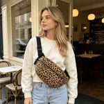 Leopard Cheetah Bum Bag - Festival Bag -  Fanny Pack - Women Fanny Pack - Waist Bag - Handmade - Fanny Pack Festival - Stylish Festival Bag