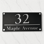 House Number Sign - Personalized Address Plaque - Custom House Address Signs - Metal House Numbers
