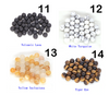Natural Stone Beads - Bracelet Making Kit - Round Loose Gemstone Beads Lot For Jewelry Making Bracelet and Jewelry 4 mm 6 mm 8 mm 10mm DIY