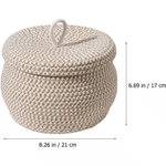 Fabric Storage Basket - Closet Toy Book Hamper - Laundry Bag - Shelf Box Organizer -  Living Room Bedroom Bathroom Toiletry Makeup Book Toy