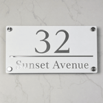House Number Sign - Personalized Address Plaque - Custom House Address Signs - Metal House Numbers