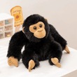 LightningStore Adorable Cute Black Baby Orangutan Monkey Stuffed Animal Doll Realistic Looking Plush Toys Plushie Children's Gifts Animals