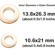 Eyelet Grommet - Screw-in Eyelet Metal Screw Together Grommets Bag Loop Handle Connector Rings - Bag Making Leather Craft Purse Supply