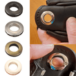 Eyelet Grommet - Screw-in Eyelet Metal Screw Together Grommets Bag Loop Handle Connector Rings - Bag Making Leather Craft Purse Supply