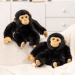 LightningStore Adorable Cute Black Baby Orangutan Monkey Stuffed Animal Doll Realistic Looking Plush Toys Plushie Children's Gifts Animals