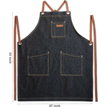 Premium Cooking Apron for Men and Women - Chef Aprons - Cooking Aprons - Grilling Aprons