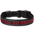 Gepersonaliseerde Halsband, Aangepaste Reflecterende Hondenhalsband met Huisdier Naam Telefoonnummer, Huisdier Halsband, Gepersonaliseerde Hondenhalsband, Kleine Middelgrote Grote Honden
