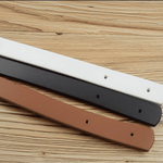 Leather Bag Handles With Rivet - Punch Hole Ready Handbag Handles - PU Leather Handle Purse Handle - DIY Bag Making Accessories Strap