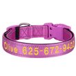 Gepersonaliseerde Halsband, Aangepaste Reflecterende Hondenhalsband met Huisdier Naam Telefoonnummer, Huisdier Halsband, Gepersonaliseerde Hondenhalsband, Kleine Middelgrote Grote Honden