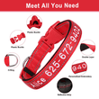 Gepersonaliseerde Halsband, Aangepaste Reflecterende Hondenhalsband met Huisdier Naam Telefoonnummer, Huisdier Halsband, Gepersonaliseerde Hondenhalsband, Kleine Middelgrote Grote Honden
