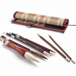 Chinese Calligraphy Brush Set - Japanese Calligraphy Set - Paint Brush Paintbrush - Writing Brush - Wolf Hair Mandarin Traditional Brush