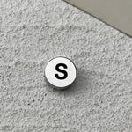 50 Pcs Custom Beads with Logo - Personalized Beads - Custom Engraved Spacer Beads - Stainless Steel Metal Beads - Edelstahlperlen Silber Gravur - Jewelry Bracelet Making