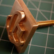 Custom Leather Stamp - Personalized Leather Embossing Stamps- Leather Logo Stamp -  Brass Iron Leather Branding Stamp - Branding Iron Custom Logo Embossed Embosser Stamp - Wood Stamp - Carving