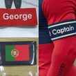 5 vlastních potištěných pásků na paži, personalizovaný kapitánský fotbalový sportovní bezpečnostní reflexní pás, personalizovaný bezpečnostní viditelný pás, vysoká viditelnost