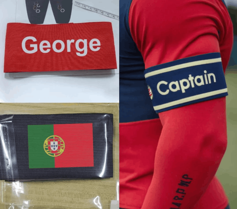 5 Custom Printed Armband Personalised Captain Football Sports Safety Reflective Event Personalized Safety Visibility Band High Viz High Vis