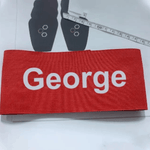 5 Custom Printed Armband Personalised Captain Football Sports Safety Reflective Event Personalized Safety Visibility Band High Viz High Vis