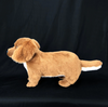 LightningStore Adorable Cute Light Brown Dachshund Long Body Sausage Puppy Baby Dog Doll Realistic Looking Stuffed Animal Plush Toys Plushie Children's Gifts Animals
