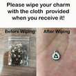 100 Custom Stainless Steel Charm, Gold Silver Personalized Charm, Logo Charm Beads, Laser Engraved Charm Beads For Jewelry Bracelets Making