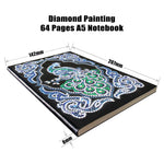 Beautiful Peacock Diary Journal Notebook - Limited Edition Peacock Diamond Painting