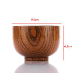 Natural Round Wood Bowls