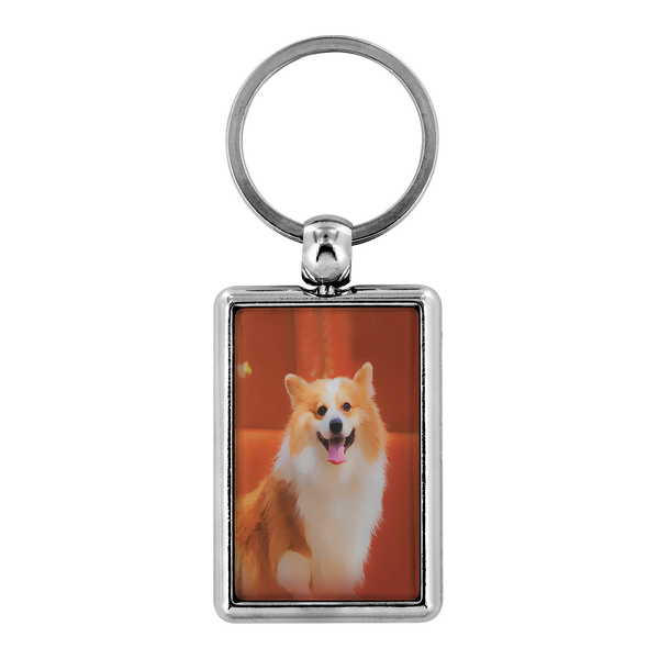 Chaveiro personalizado com foto de Corgi - transforme as suas fotos num chaveiro