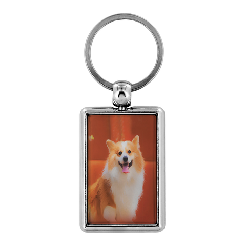 Custom Personalized Corgi Photo Keychain - Turn Your Photos into a Keychain