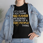 เสื้อยืดเกมไพ่ที่น่าเบื่อรุ่นลิมิเต็ดอิดิชั่น
