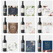 20 Pcs Custom Wine Bottle Labels for Wedding Reception Parties Engagement, Personalized Wedding Wine Bottle Labels, Wedding Favor Decoration