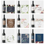 20 Pcs Custom Wine Bottle Labels for Wedding Reception Parties Engagement, Personalized Wedding Wine Bottle Labels, Wedding Favor Decoration