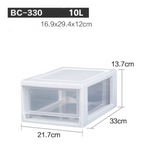 Stackable Storage Box - Bedroom Organizer - Clothes Storage - Drawer Chest - Bedroom Table Stand Cabinet - Closet Organization - Laundry