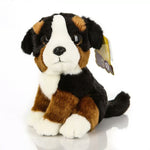 LightningStore Adorable Cute Baby Saint Bernard Puppy Dog Doll Realistic Looking Stuffed Animal Plush Toys Plushie Children's Gifts Animals + Toy Organizer Bag Bundle