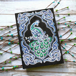 Beautiful Peacock Diary Journal Notebook - Limited Edition Peacock Diamond Painting