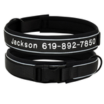 Personalized Dog Collar - Custom Dog Collar with Name - Custom Embroidered Dog Collars - Monogrammed Custom Made