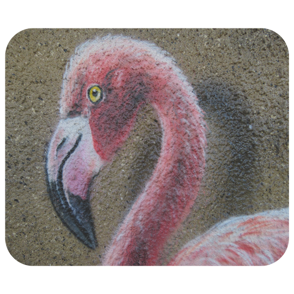 Tapis de souris Flamingo Beach / Décor Flamingo / Tapis de souris / Décor de bureau personnalisé / Accessoires de bureau tapis de souris / Accessoire informatique tapis de souris