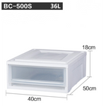 Stackable Storage Box - Bedroom Organizer - Clothes Storage - Drawer Chest - Bedroom Table Stand Cabinet - Closet Organization - Laundry
