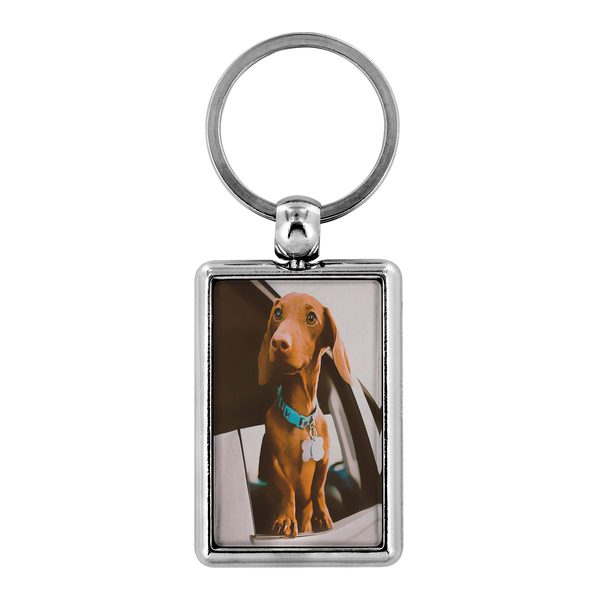 Personlig tilpasset Dachshund-fotonøglering - Forvandl dine fotos til en nøglering