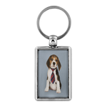 Custom Personalized Beagle Photo Keychain - Turn Your Photos into a Keychain