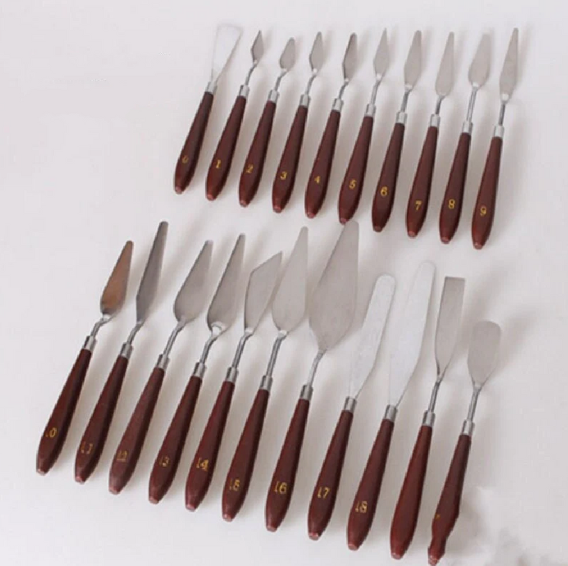 21 Pcs Oil Painting Palette Knife Set  - Canvas Painting Artist Knives For Oil Based and Acrylic Paints Create Textures and Effects