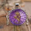 Virgin Zodiac Sign Pendant Necklace - Charm Good Luck Astrology Horoscope Jewelry