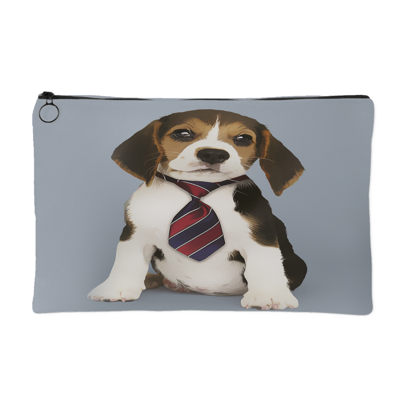 Custom Personalized Beagle Photo Pouch - Turn Your Photos into a Pouch Pencil Case Makeup Bag