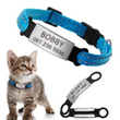 Collare per Gatto Personalizzato, Collari per Animali Personalizzati per Gattini, Collare con Nome, Collare per Gatto Maschio, Collare per Gatto Femmina, Cinturino Regolabile con Rilascio di Sicurezza