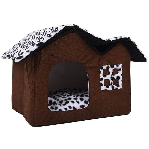 Cat House - Cute Igloo Style Cat Home Bed for Cats and Kittens