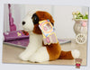 LightningStore Adorable Cute Baby Saint Bernard Puppy Dog Doll Realistic Looking Stuffed Animal Plush Toys Plushie Children's Gifts Animals + Toy Organizer Bag Bundle