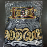 Muay Thai Shorts For Men And Women - Muay Thai Gears -Limited Edition Thai Boxing Shorts Gray Black Color