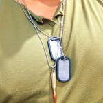 Custom Military Dog Tag Necklace - Engraved Dog Tags - Personalized Dogtag for Men Humans