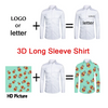 Custom Shirt - Personalized Shirt - Design Your Own Shirt - Formal Long Sleeve Shirt - Company Logo Pattern Dress Shirt