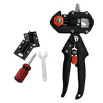 2-in-1 Garden Grafting Tool Pruner Kit Pruning Shears - V-Graft Omega-Graft and U-Graft - Excellent for Fruit Tree Grafting