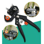 2-in-1 Garden Grafting Tool Pruner Kit Pruning Shears - V-Graft Omega-Graft and U-Graft - Excellent for Fruit Tree Grafting
