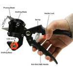 2-in-1 Garden Grafting Tool Pruner Kit Pruning Shears - V-Graft Omega-Graft and U-Graft - Excellent for Fruit Tree Grafting